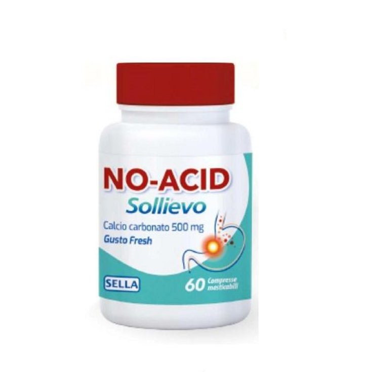 No-Acid Sollievo Sella 60 Compresse Masticabili
