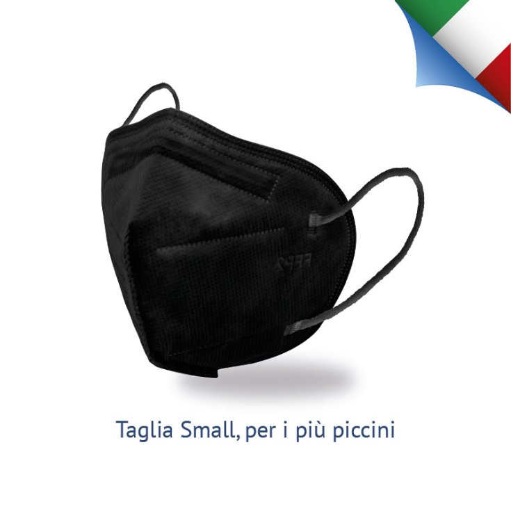 Semimaschera FFP2 NR Small Nero Futura 10 Pezzi