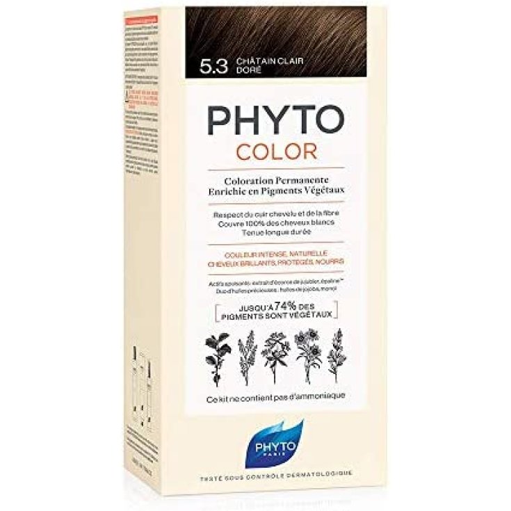 Phyto Color 5.3 Castano Chiaro Dorato 1 Kit