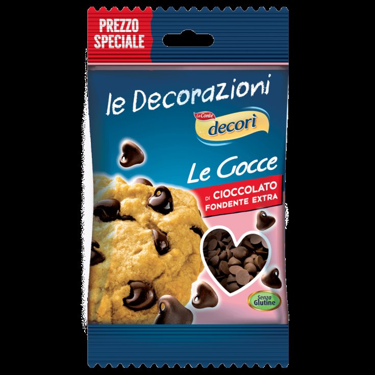 Gocce di Cioccolato Fondente Extra Decorì 40g - Farmacia Loreto