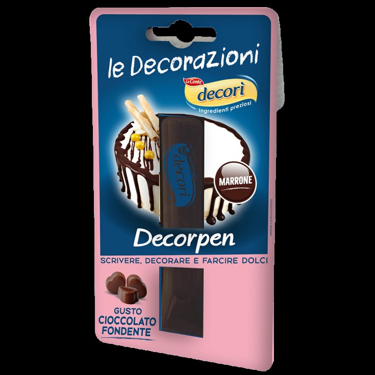 Gelatina Cioccolato Marrone Decorpen Decorì 25g