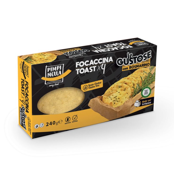 Focaccina Toast Le Gustose con Rosmarino Pimpinella 240g