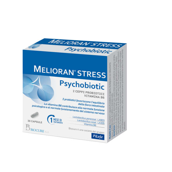 Melioran Stress Psychobiotic Pileje Biocure 30 Capsule