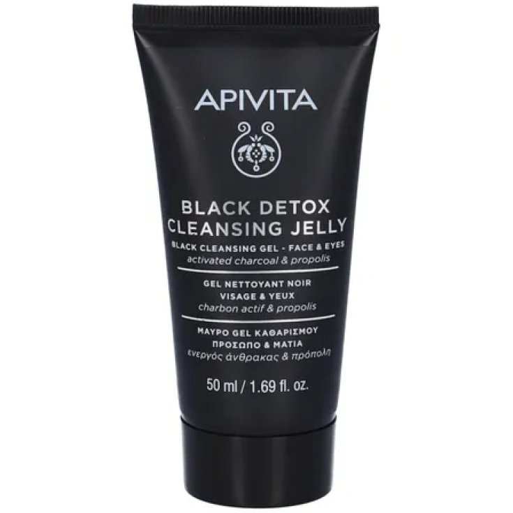 Black Detox Cleansing Jelly Apivita 50ml