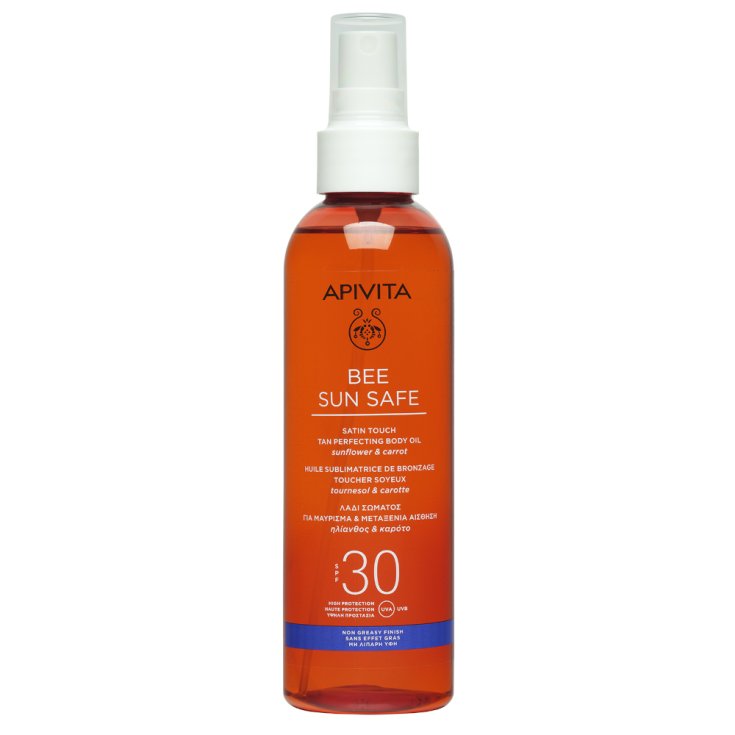 Bee Sun Safe Body Oil Spf30 Apivita 200ml