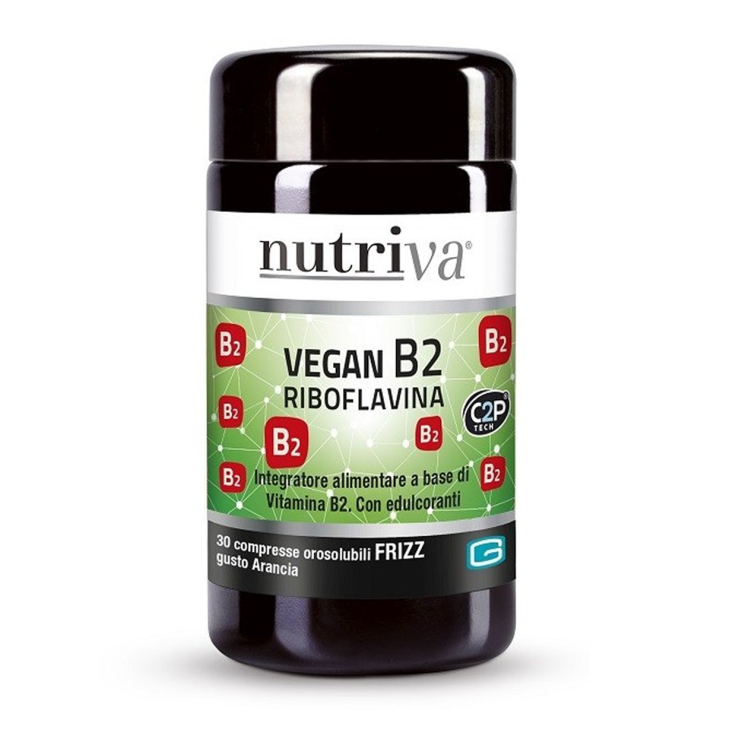 Nutriva® Vegan B2 Riboflavina 30 Compresse Frizz