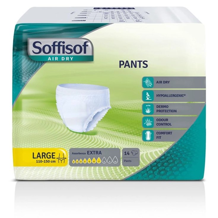 Soffisof Air Dry Pants Extra L 14 Pezzi