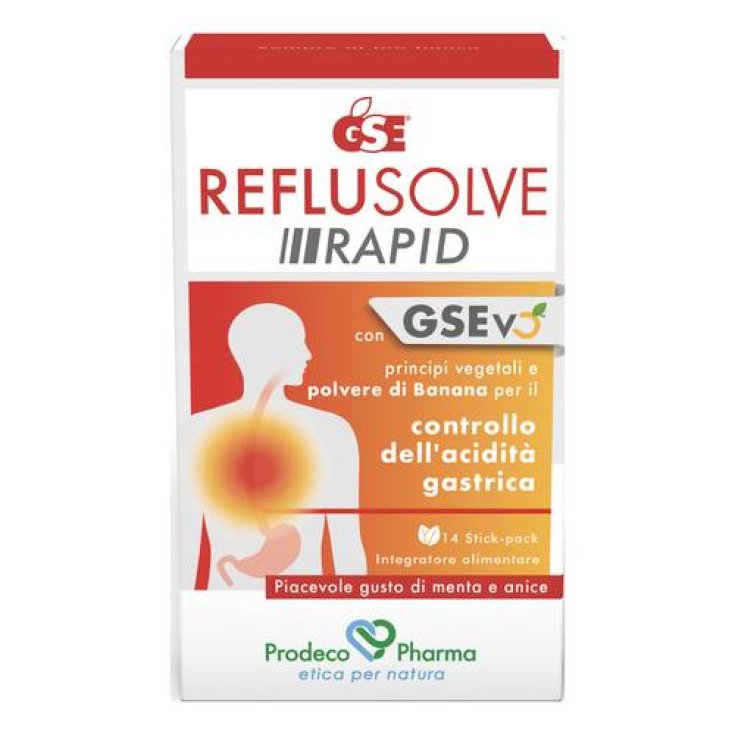 Gse® Reflusolve Rapid Prodeco Pharma 14 Stick