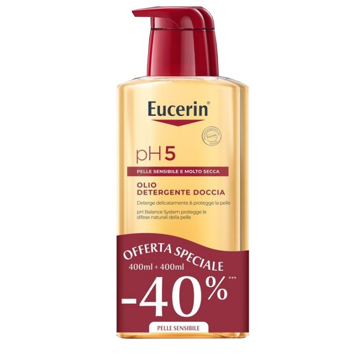 Eucerin® Ph5 Olio Detergente Doccia 2x400ml