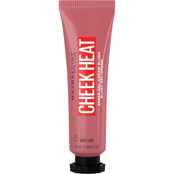 Cheek Heat Sheer Gel-Cream Blush 15 Nude Burn Mayblline New York 15ml