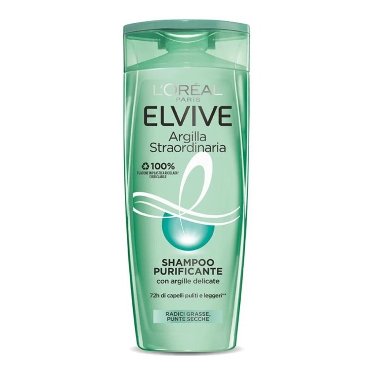 Shampoo Purificante Argilla Straordinaria Elvive L'Or&eacute;al 285ml