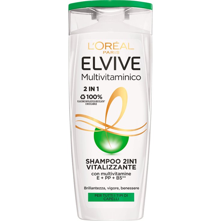 Elvive Multivitaminico Shampoo 2 In 1 Volumizzante L'Or&eacute;al 285ml
