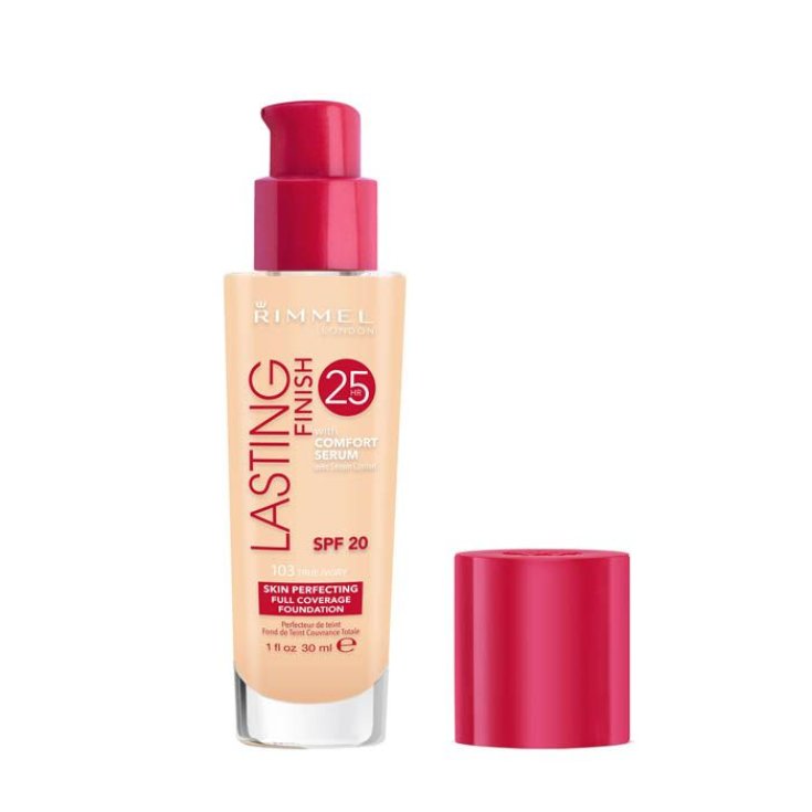 Fondotinta Lasting Finish 103 True Ivory Rimmel 30ml