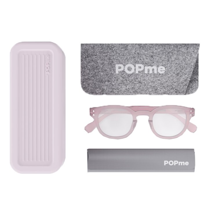 Glasses Rose Pearl +2 Popme
