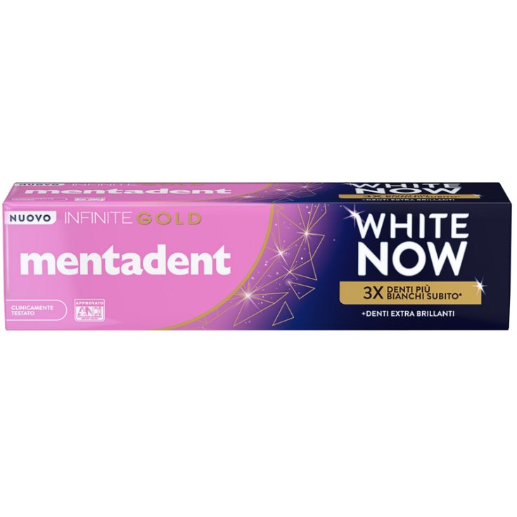 Infinite Gold White Now Mentadent 75ml