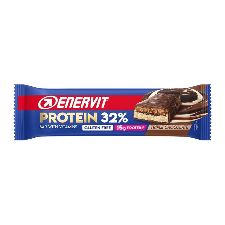 Protein Bar 32% Triple Chocolate Enervit 47g