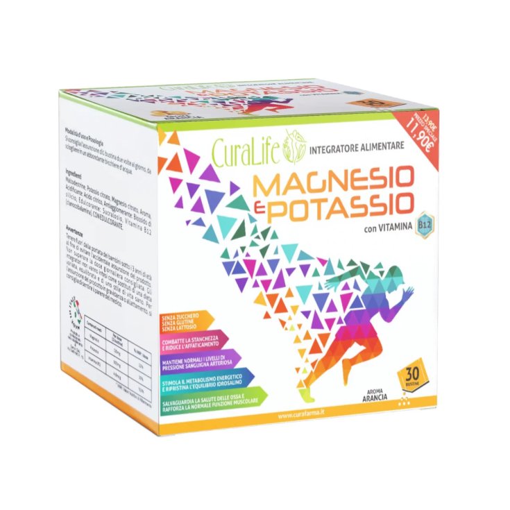 Magnesio Potassio Arancia Curalife 30 Bustine