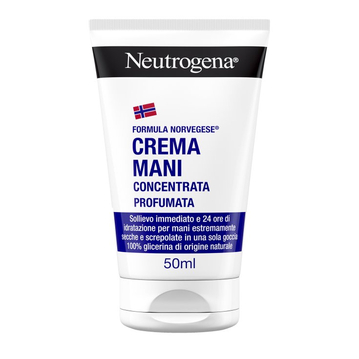 Neutrogena,Crema Mani Concentrata con Glicerina, Profumata, 50 ml