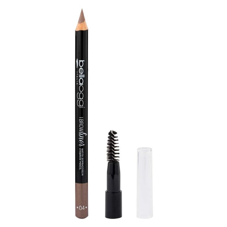 Bellaoggi I Brow Liner 004, Matita Sopracciglia Castano Medio Rosso