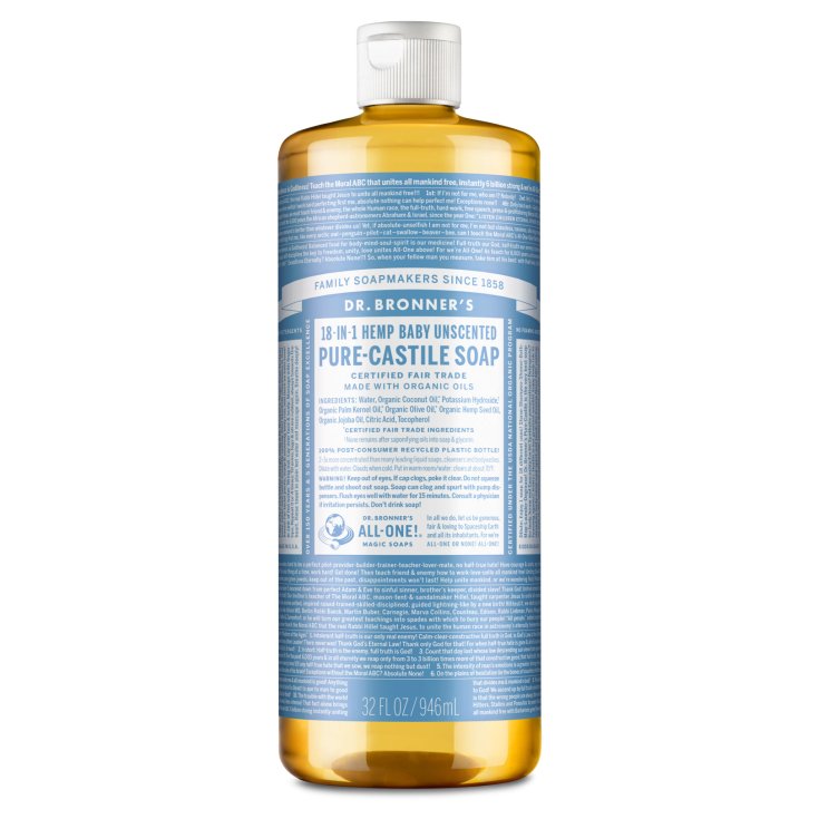 Pure-Castiglia 18 In 1 Baby Unscented Dr. Bronner's 946ml