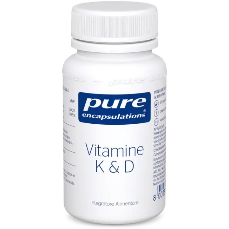 Vitamine K & D Pure Encapsultaions 30 Capsule