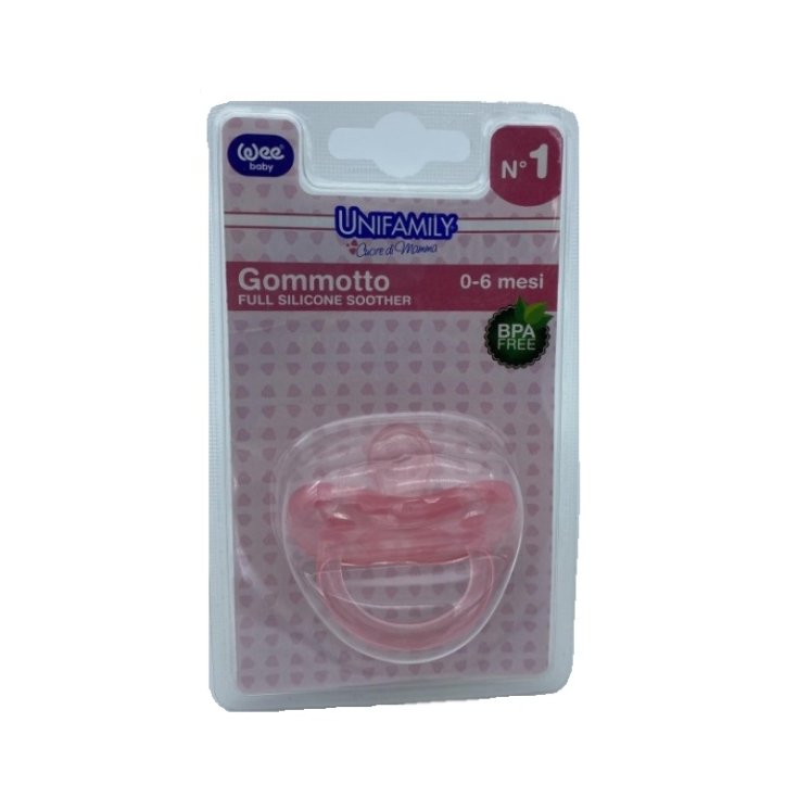 Gommotto in Silicone Rosa 0-6 Mesi Unifamily 