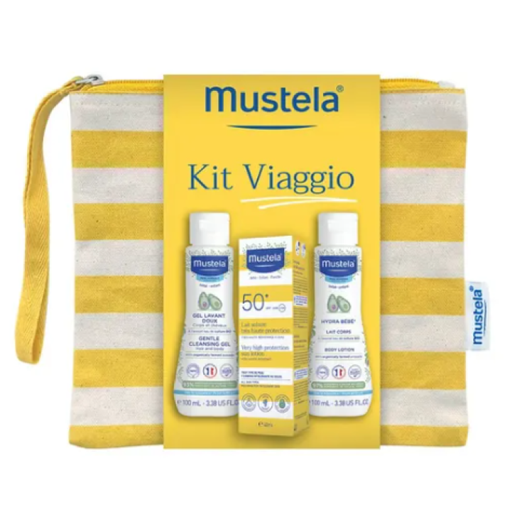 Kit Viaggio 2023 Mustela 100ml+100ml+40ml