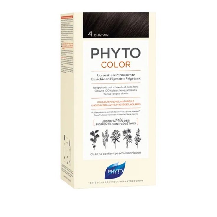 PhytoColor 4 Castano Colorazione Permanente Phyto