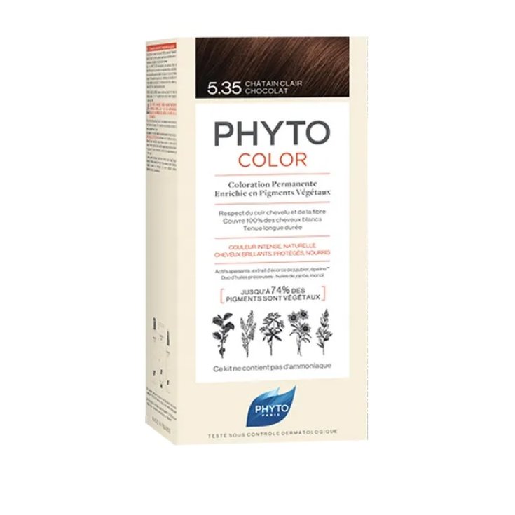 Phytocolor 5.35 Castano Chiaro Cioccolato Colorazione Permanente Phyto