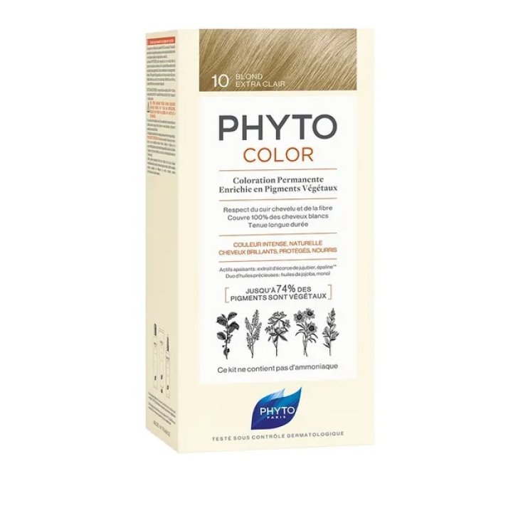 Phytocolor 10 Biondo Chiarissimo Extra Colorazione Permanente Phyto