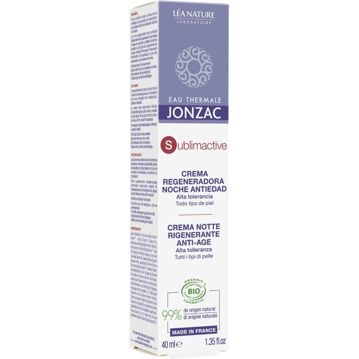 Sublimactive Crema Notte Anti-Age Eau Thermale Jonzac 40 ml