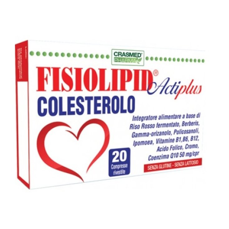 Fisiolipid ActiPlus Colesterolo Crasmed Pharma 20 Compresse