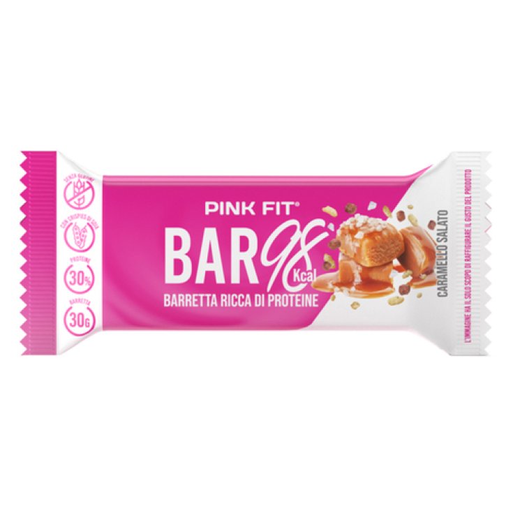 Pink Fit® Bar 98 Caramello Salato ProAction® 30g