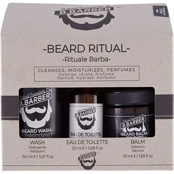 Beard Ritual Kit B.Barber 1 Kit Rituale Barba