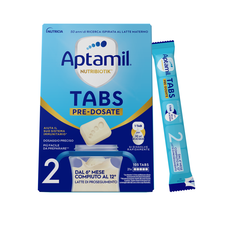 Aptamil® Nutribiotik® Tabs Pre-Dosate 2 Nutricia  21 Bustine