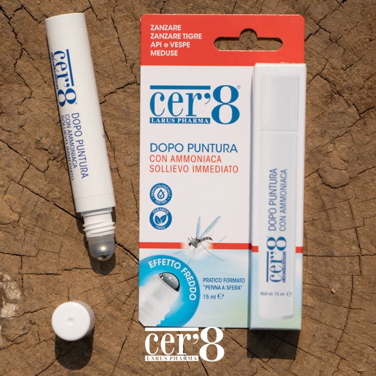 Cer’8® Roll-On Dopopuntura Con Ammoniaca Larus Pharma 15ml