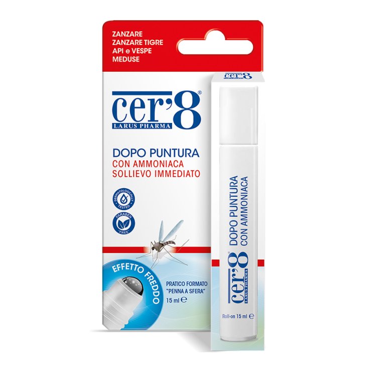 Cer’8® Roll-On Dopopuntura Con Ammoniaca Larus Pharma 15ml