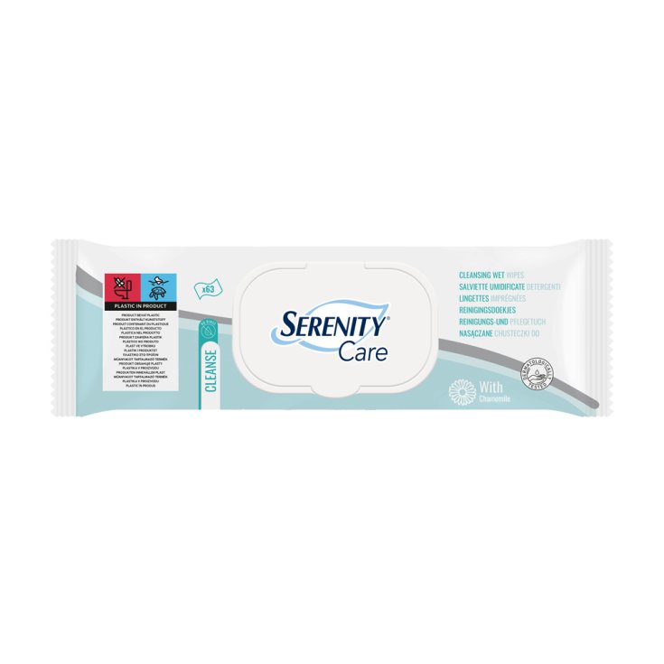 Serenity® SkinCare Salviette Detergenti 63 Pezzi