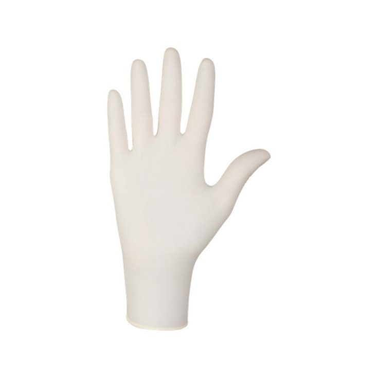 Guanti Lattice Con Polvere Tg.M Gold 100 Pezzi