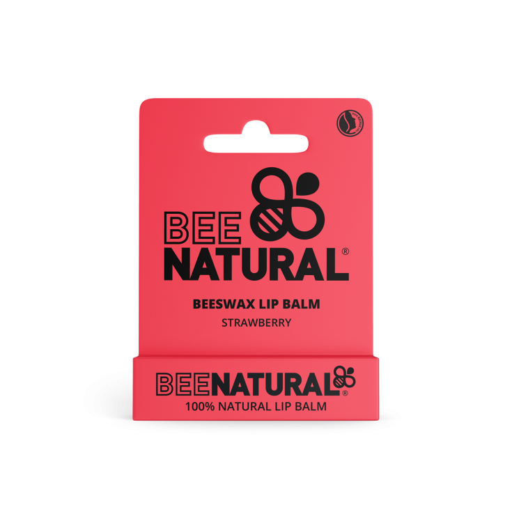 Bee Natural&reg; Balsamo Labbra Gusto Fragola 4,2g