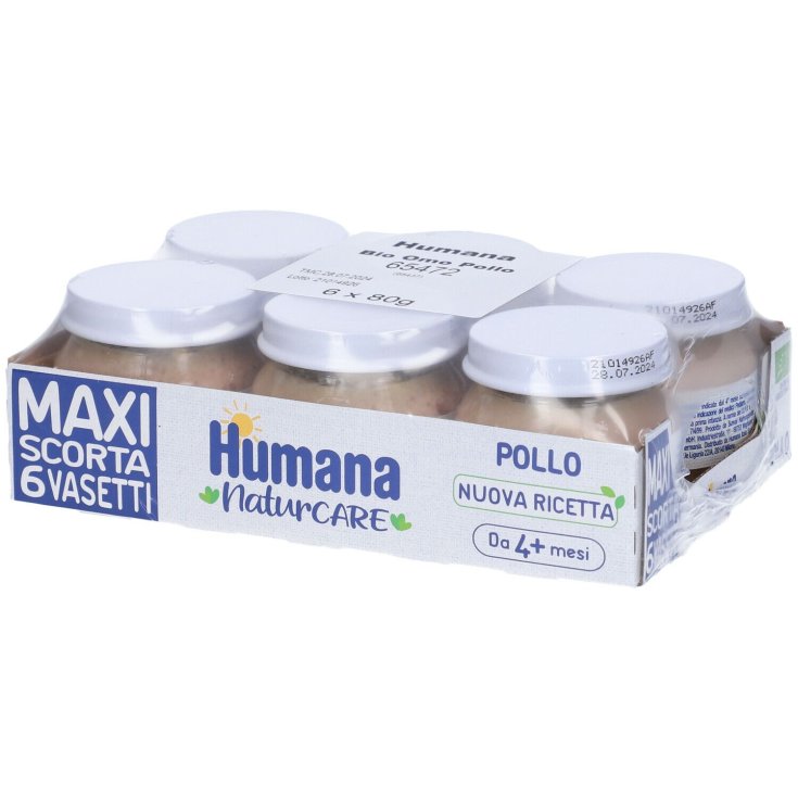 Omogeneizzato Pollo Bio Humana® 6x80g