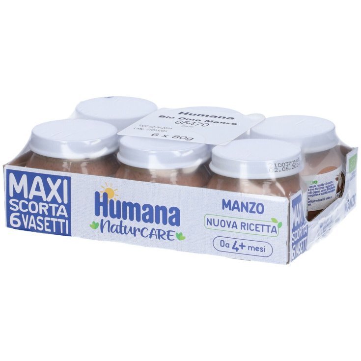 Omogeneizzato Manzo Bio Humana® 6x80g