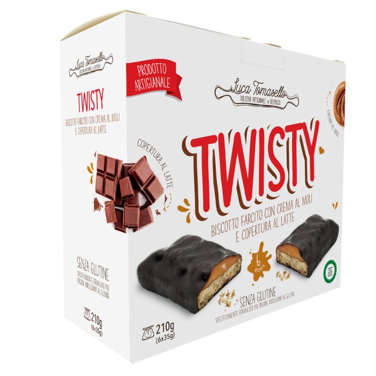 Twisty Biscotto con Crema al Mou Luca Tomasello 6x35g