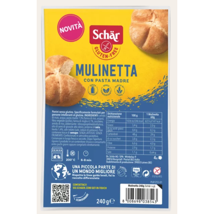 Mulinetta Con Pasta Madre Schär 240g