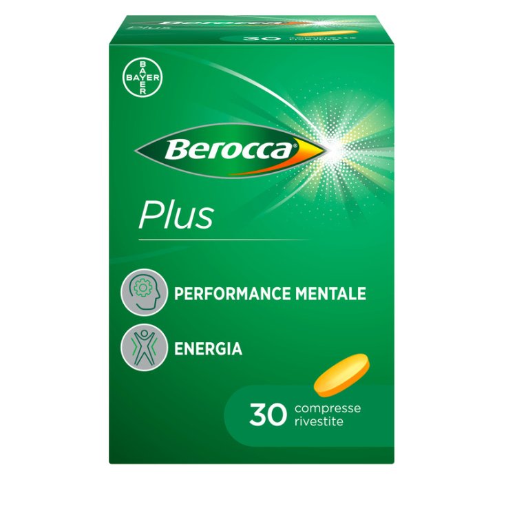 Berocca Plus Vitamine Minerali, Energia e Concentrazione 30 Cpr