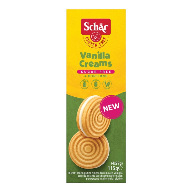 Vanilla Creams Sugar Free Schär 115g