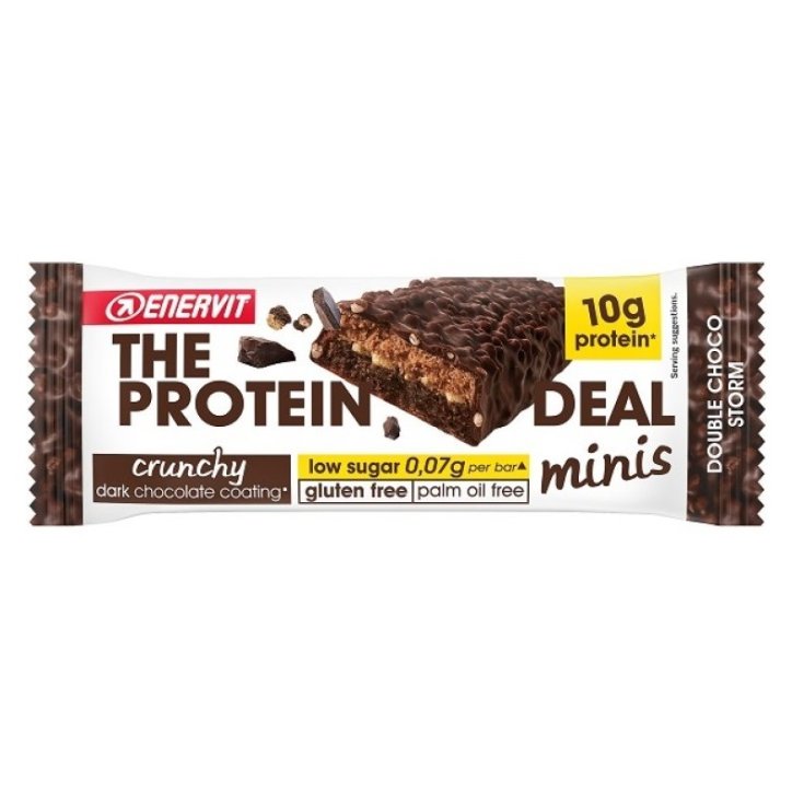 The Protein Deal Bar Crunchy Double Choco Storm Enervit 33g