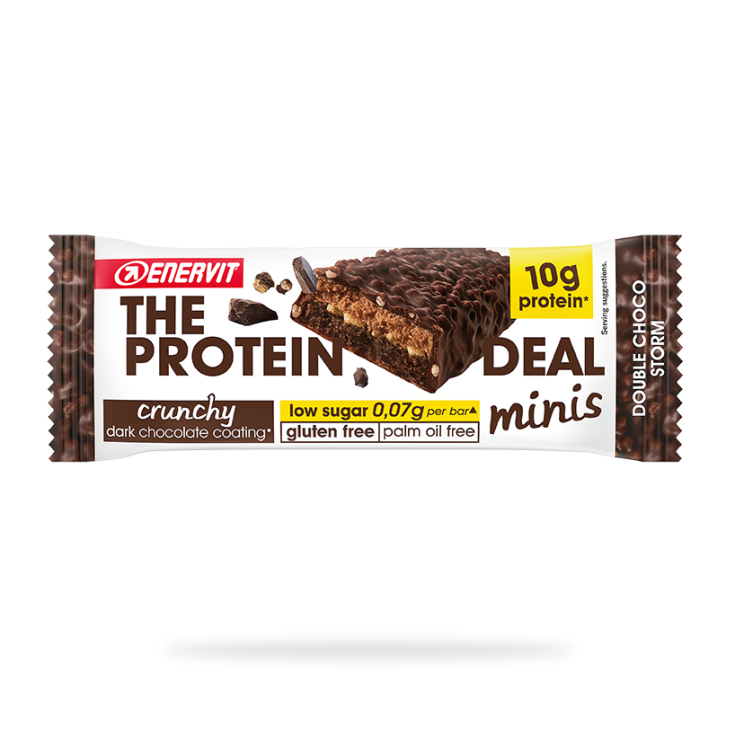 The Protein Deal Minis 10g Crunchy Doppio Cioccolato Enervit 33g