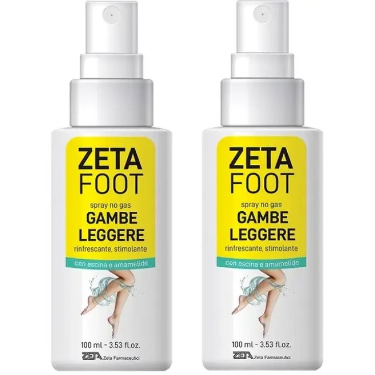 Zeta Foot Abbinata Spray Gambe Leggere 2x100ml