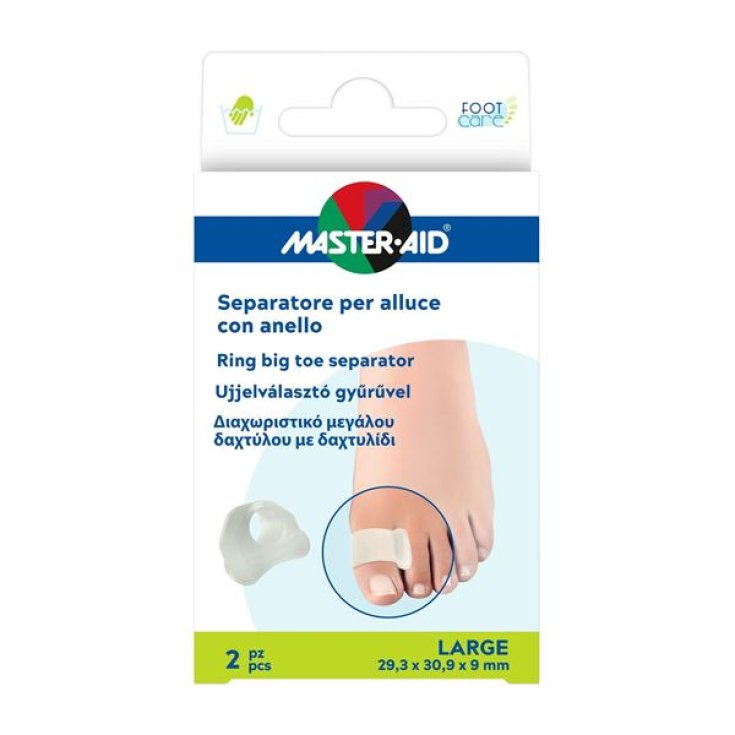 Separatore Per Alluce Con Anello Master-Aid 2 Pezzi